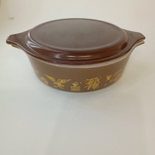 Vintage Pyrex Early American Pattern Milk Glass Bowl & Refrigerator Dish Set (3 Pieces) — listing 6
