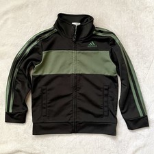 Adidas Toddler Green Tricot Track Jacket, Size 3T — listing 2