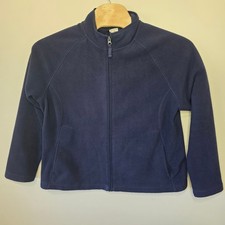 Merona Women's Black Fleece Full-Zip Jacket, Size L — listing 2