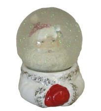 Lenox Vintage-Style Santa Claus Musical Snow Globe with Ceramic Base — listing 2