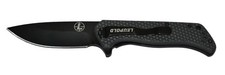 Leupold Folding Pocket Knife with Textured Black Handle and Pocket Clip — listing 5