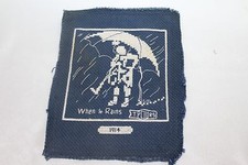 Framed Handmade Morton Salt 'It Pours' Advertising Cross-Stitch Sampler, Two-Panel — listing 4