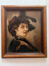 Original Contemporary Acrylic Portrait Painting of a Woman on Canvas Yes - signed/labeled on back — listing 6