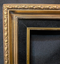 Ornate Gilt Gesso Rococo-Style Small Picture Frame — listing 3