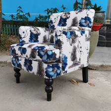 Upholstered Chair with Damask Chenille Fabric and Nailhead Trim (Detail), listing 2