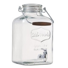 Glass 2-Gallon Beverage Dispenser with Spigot and Hermetic Lid — listing 4