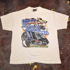 Vintage Dale Earnhardt Jr. #8 NASCAR All-Over Print T-Shirt, Chase Authentics, Size Large, Black
