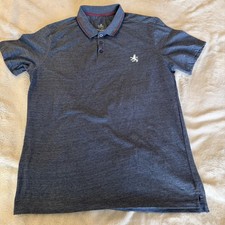 Rugby University Men's Navy Ripstop Stretch Long-Sleeve Button-Up Shirt, Size L — listing 4