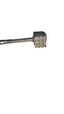 Vintage Cast Aluminum Spring-Loaded Meat Tenderizer Press with Tray, Maker Unknown — listing 6