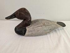 Vintage Hand-Carved Wooden Mallard Drake Duck Decoy No marks at all — listing 6
