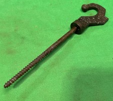 Antique Victorian Eastlake Cast Iron Ceiling Hook for Hanging Lamp or Plant — listing 3