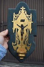Antique Victorian Ornate Velvet-Covered Holy Bible with Brass Clasp — listing 5