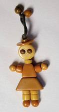 Tykie Toy Bakelite Beaded Jointed Clown Figure Pull Toy — listing 2