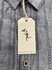Civil Society Men's Linen-Blend Striped Button-Up Shirt, Size XL — listing 3