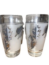 Libbey Silver Foliage Frosted Pilsner Glasses, Set of 5, listing 6