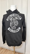 Sons of Anarchy Reaper Full-Zip Hoodie, Black, Size XL