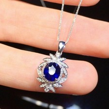 Yellow Gold-Tone Band Ring with Bezel-Set Blue Stone Cluster — listing 5