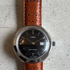 Timex Marlin Calendar Date Wristwatch Stainless Steel Back — listing 4