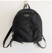 Kate Spade New York Karissa Nylon Flower Quilted Small Backpack in Black