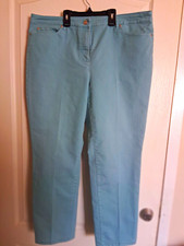 Peck & Peck Collection Women's Printed Cotton Pants, Size 6 — listing 3