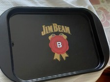 Jim Beam Kentucky Straight Bourbon Whiskey Framed Advertising Bar Mirror