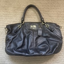Coach Madison Gathered Leather Sophia Satchel in Grey — listing 2