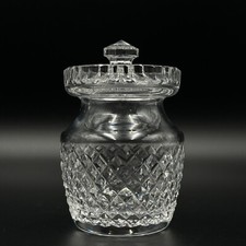 Cut Crystal Covered Preserve / Jam Jar with Faceted Ball Finial Yes - Waterford — listing 6