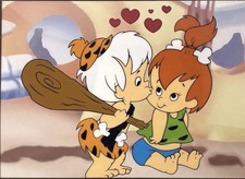 The Flintstones Winter Skating Scene Framed Hanna-Barbera Art Print — listing 5