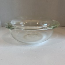 Pyrex Clear Glass Round Bowl / Dish, Made in USA — listing 2