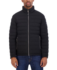 Reversible Quilted Puffer Item (Red/Black), Maker Unknown