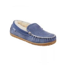 L.L.Bean Wicked Good Suede Moccasin Slippers with Shearling Lining — listing 2