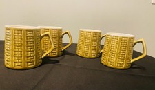 Vintage Japanese Majolica-Style Basketweave Teapot with Embossed Floral Bouquet and Bamboo Handle — listing 2