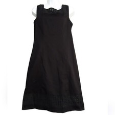 MiXT by Heidi Weisel Black & White Geometric Print Sleeveless Dress, Size 14
