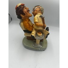 Novelty Caricature Figurine (Resin/Composite) of a Suited Man, Small Standing Statuette — listing 4