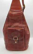 Oroton Australia Vintage Canvas & Leather Crossbody Bag — listing 3