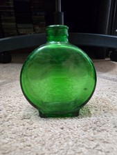 Vintage Sunsweet Prune Juice Emerald Green Glass Bottle — listing 3