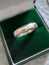 Silver Band Ring with Partial Hallmarks — listing 3