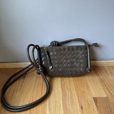 Dolce Vita Brown Pebbled Leather Flap Crossbody Bag — listing 4