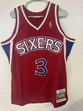 Mitchell & Ness Allen Iverson Philadelphia 76ers 2000-01 Hardwood Classics Swingman Jersey #3 (Black Alternate) — listing 2