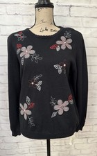 Alfred Dunner Floral Print Open-Front Jacket, Size 18 — listing 3