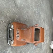 Vintage Diecast Pickup Truck with Roll Bar and Blue Interior, Blue with Orange Trim — listing 3