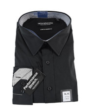 Nick Graham Everywhere Stretch Modern Fit Dress Shirt Purple Geometric Print — listing 6
