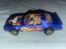 Vintage Hot Wheels Blue Die-Cast Sports Car with Flame Graphics, Mattel 1977 — listing 5