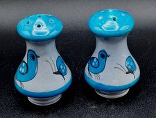 Tonala Mexican Pottery Hand-Painted Bird & Floral Salt or Pepper Shaker — listing 4