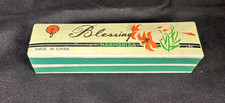 Vintage Tremolo Harmonica with Engraved Cover Plates in Fitted Red Case — listing 3
