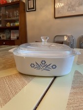 Corning Ware Cornflower Blue Casserole Dish with Domed Lid — listing 3