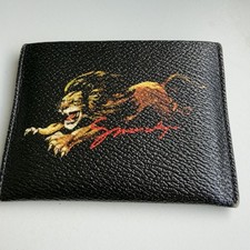 Vintage Givenchy Brown Saffiano Leather Kisslock Coin Purse Wallet — listing 2