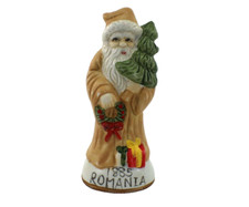 Framed Old World Santa Claus Christmas Print with Gold Frame and Green/Cream Double Mat — listing 6