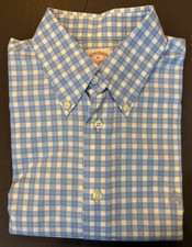 Brooks Brothers Madison Fit Non-Iron Glen Plaid Dress Shirt, Size 17.5-34 — listing 2
