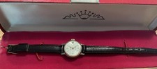 Vintage Waldman Ladies' Cocktail Watch, Square Dial with Marcasite/Rhinestone Bezel, Manual Wind — listing 4